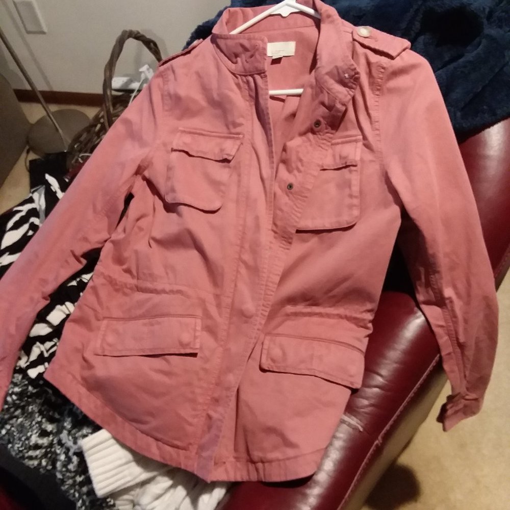 COPY - Faded salmon pink Loft jacket